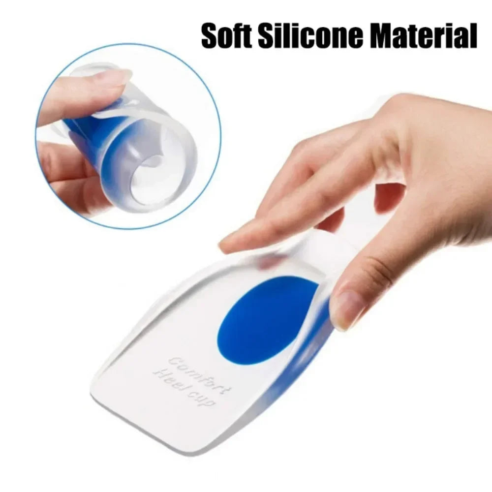 Silicone Gel Insoles for Heel Pain Relief