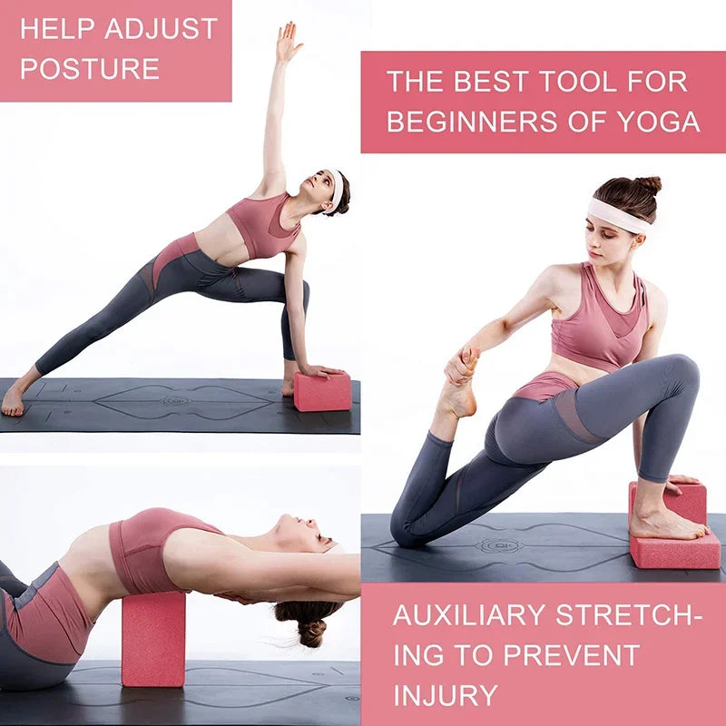 Yoga Blocks for Support & Flexibility Training